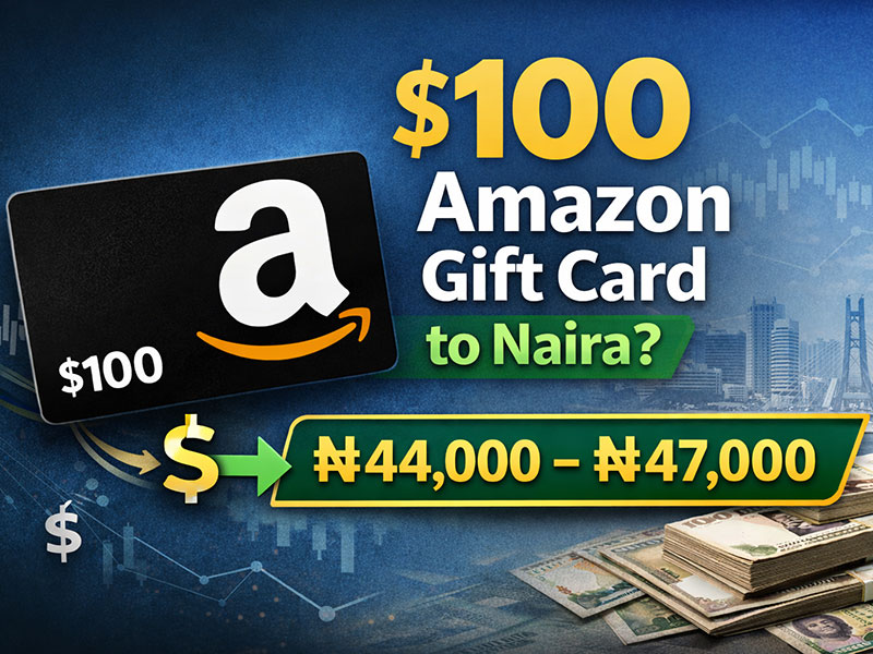 How Much is a $100 Amazon gift card to Naira?
