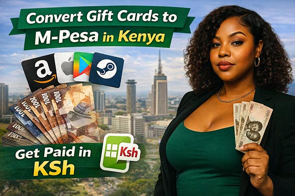 How to Convert Gift Cards to M-Pesa in Kenya