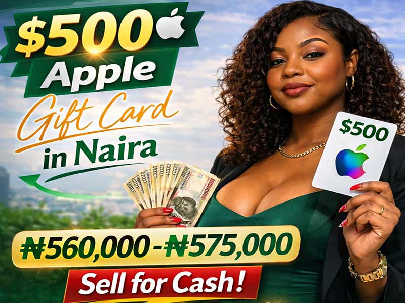 How Much is $500 Apple Gift Card in Naira?