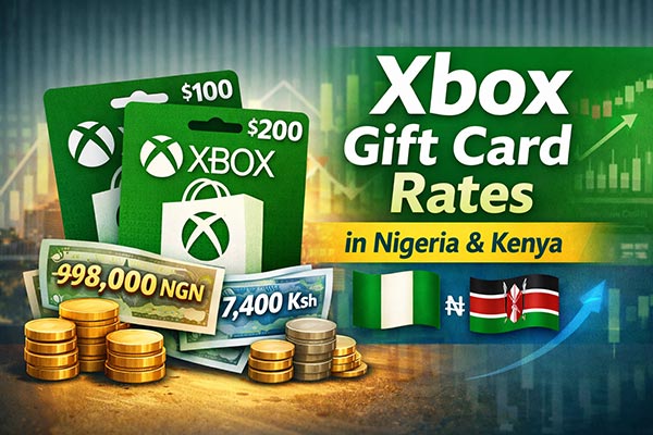 Xbox Gift Card to Naira or KSh in Nigeria & Kenya