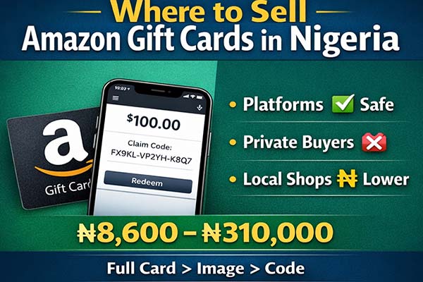 Where to sell Amazon gift cards in Nigeria in 2026