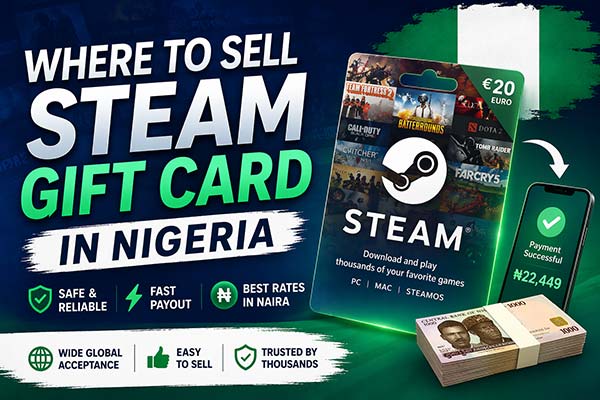 Where to Sell Steam Gift Cards in Nigeria (2026 Guide)