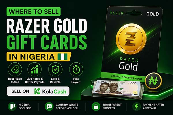 Where to Sell Razer Gold Gift Card in Nigeria