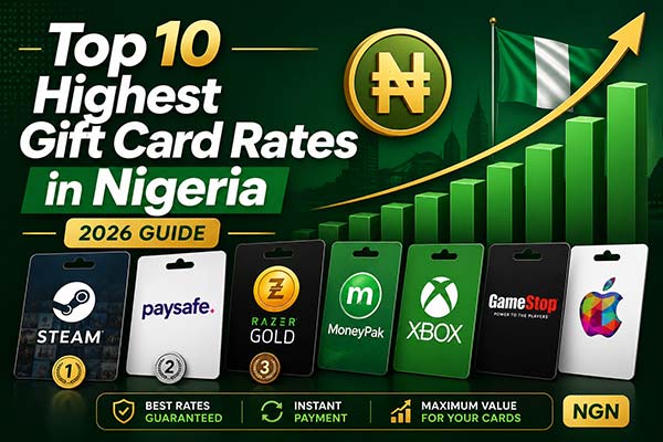 Top 10 Highest Gift Card Rates in Nigeria (2026 Guide)