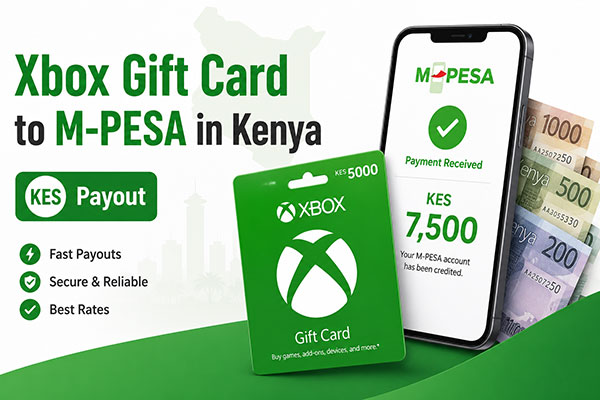 How to Sell Xbox Gift Cards for M-PESA in Kenya