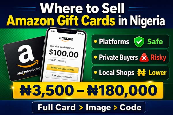 Where to sell Amazon gift cards in Nigeria in 2026