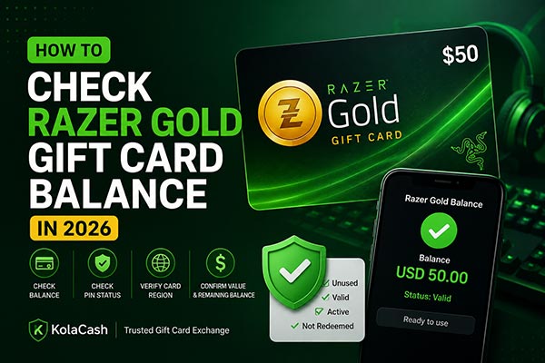 How to Check Razer Gold Gift Card Balance in 2026